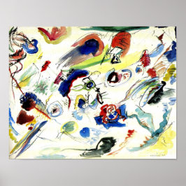 Póster Primera acuarela abstracta de Wassily Kandinsky