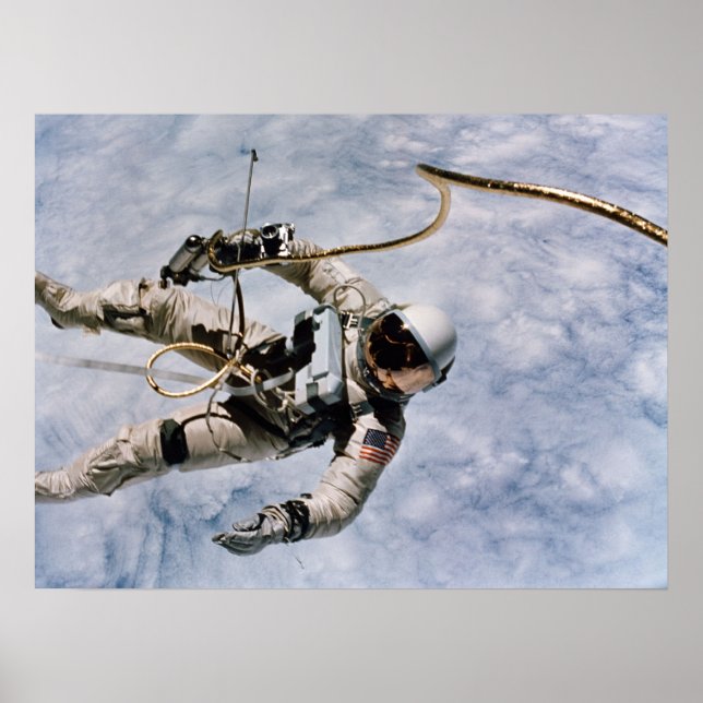 Póster Primera caminata espacial estadounidense (Gemini 4 (Frente)