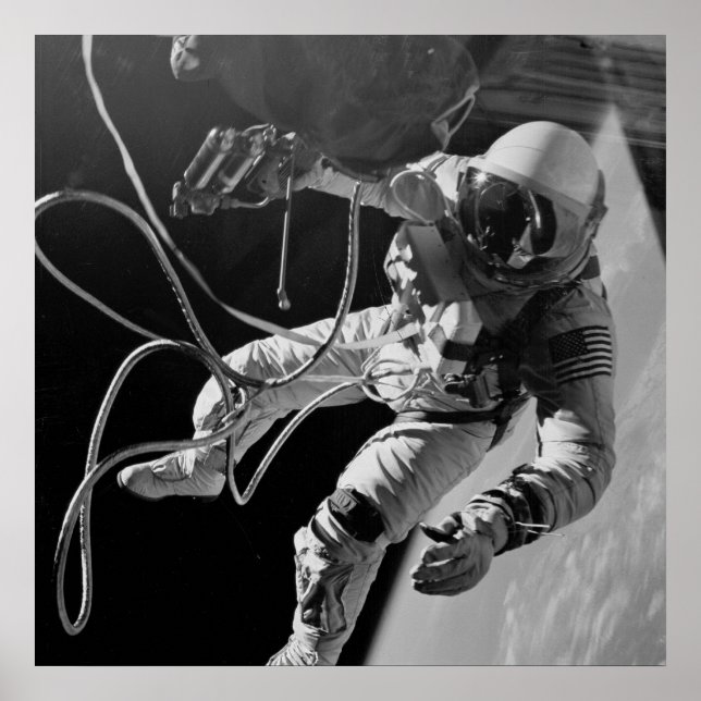 Póster Primera caminata espacial estadounidense (Gemini 4 (Frente)