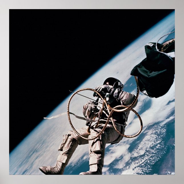 Póster Primera caminata espacial estadounidense (Gemini 4 (Frente)