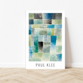 Póster Primera casa en un asentamiento (1926) Paul Klee