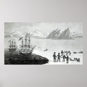 Póster Primera comunicación con los naturales del