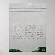 Primera Constitución, Estado de Texas, 1845 CITA