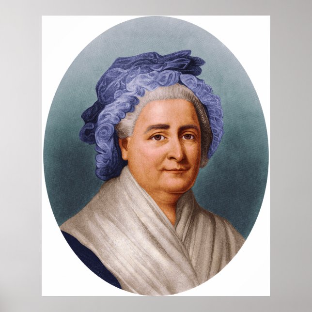 Póster Primera Dama de Estados Unidos Martha Dandridge Cu (Frente)