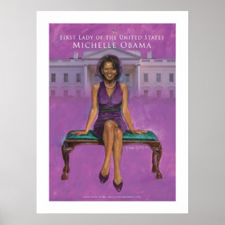 Póster Primera Dama de Estados Unidos.-Michelle Obama 23
