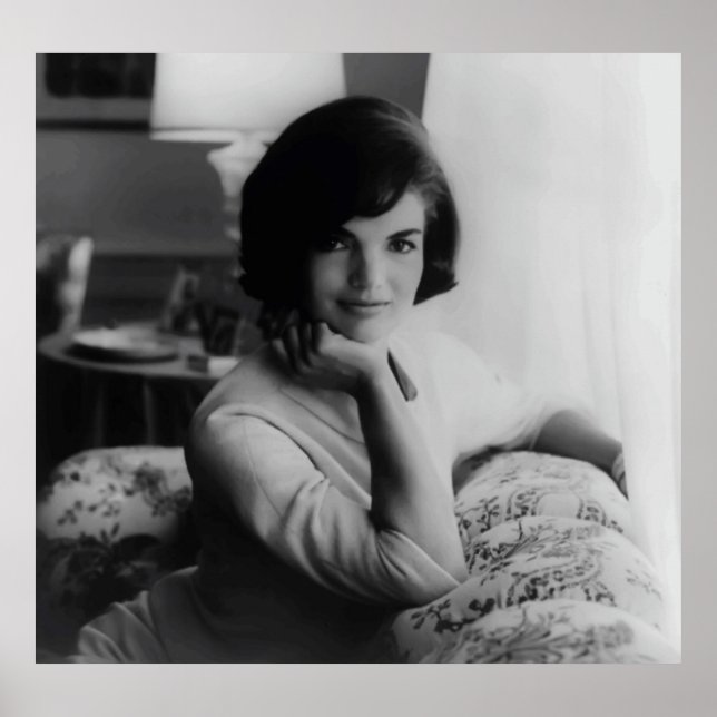 PÓSTER PRIMERA DAMA JACQUELINE KENNEDY 1961 (Frente)