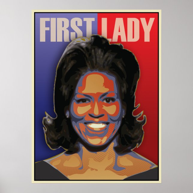 Póster Primera Dama Michelle Obama (Frente)