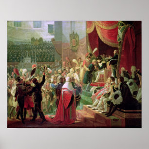 Póster Primera distribución de cruces de la Legión de Hon