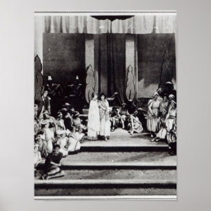 Póster Primera etapa de actuación en Inglaterra "Semele"