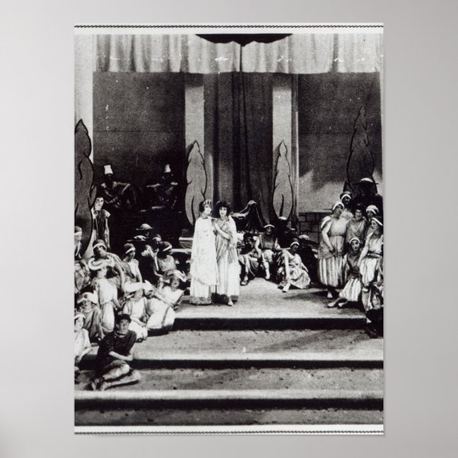 Póster Primera etapa de actuación en Inglaterra "Semele" (Frente)