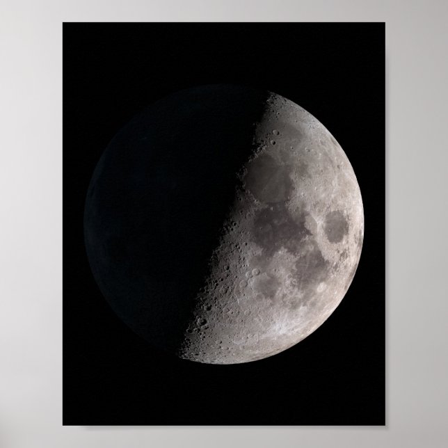 Póster Primera fase de la luna del trimestre (Frente)