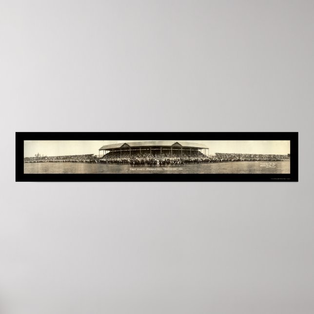 Póster Primera foto de rodeo de Pendleton 1911 (Frente)