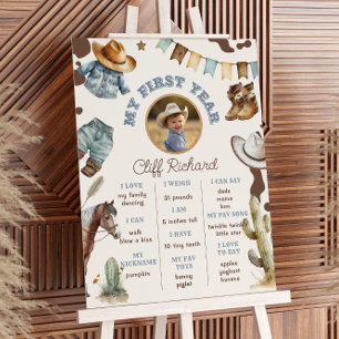 Póster Primera foto neutral de Rodeo de cowboy en género