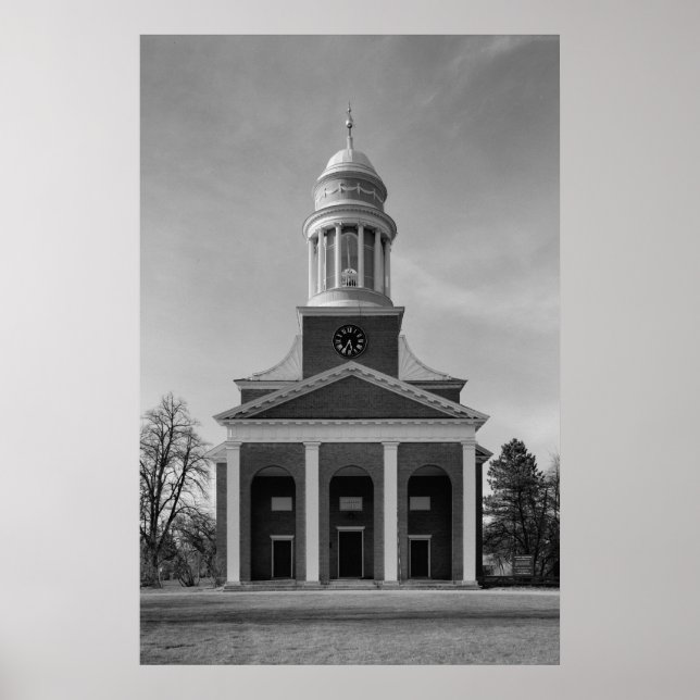 Póster Primera iglesia parroquial (Frente)