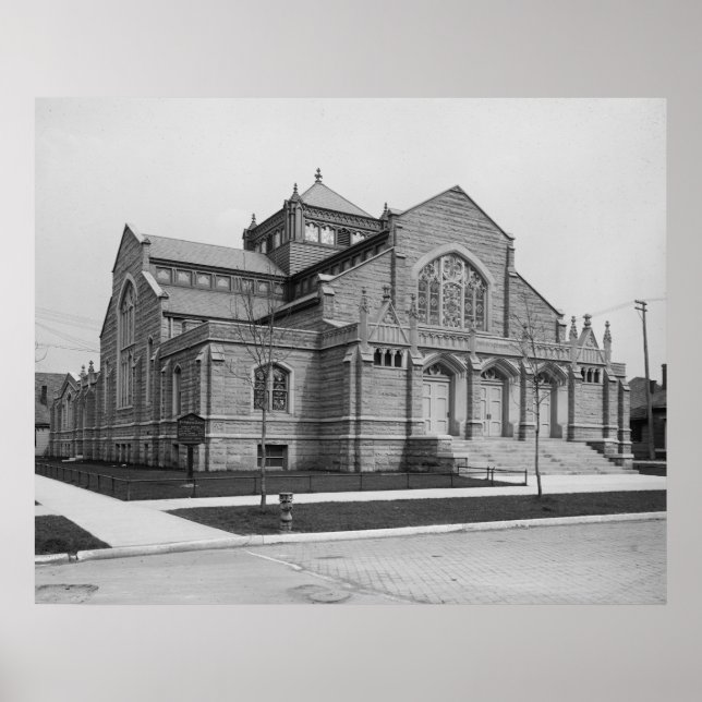 Póster Primera iglesia presbiteriana (Frente)