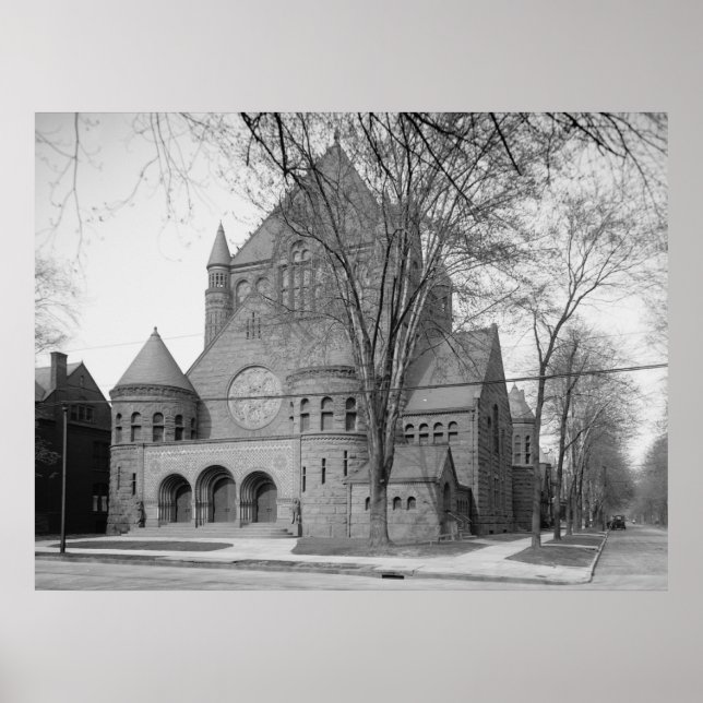 Póster Primera iglesia presbiteriana (Frente)