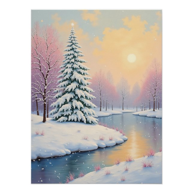 Póster Primera luz de invierno (Anverso)