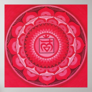 Póster Primera mandala de Chakra