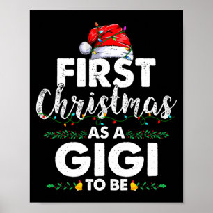 Póster Primera Navidad Divertida Como Gigi Para Ser Nueva