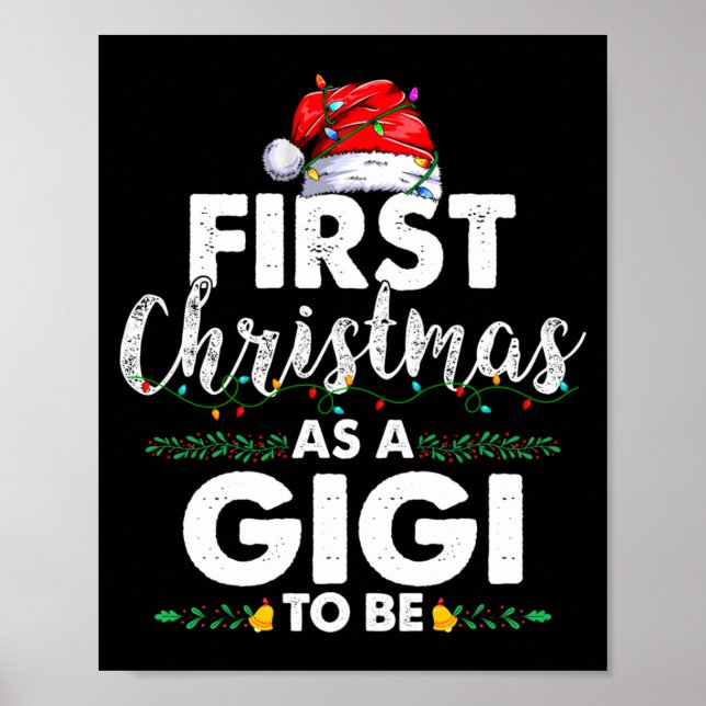 Póster Primera Navidad Divertida Como Gigi Para Ser Nueva (Frente)