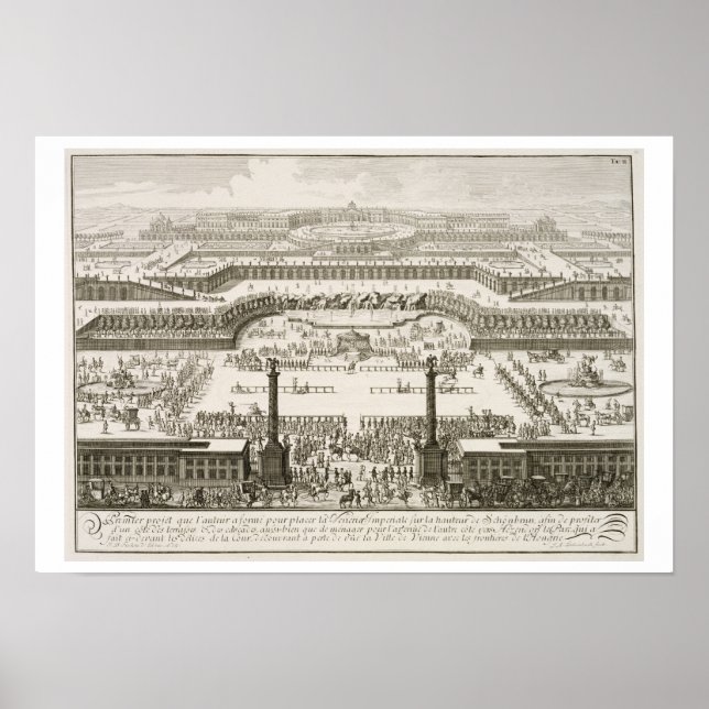 Póster Primera propuesta para el Palacio Schonbrunn, Vien (Frente)