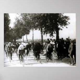 Póster Primera Tour de Francia 1903 Primer Kilómetro Cicl
