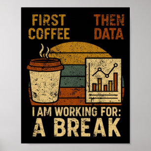 Póster Primero Café Luego Datos Profesor de Educación Esp
