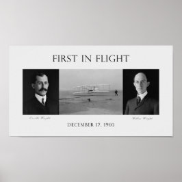 Póster Primero En La Huida - Los Hermanos Wright