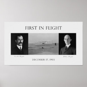 Póster Primero En La Huida - Los Hermanos Wright
