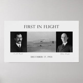 Póster Primero En La Huida - Los Hermanos Wright