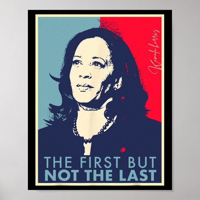 Póster Primero Pero No Último Vicepresidente De Vp Kamala (Frente)