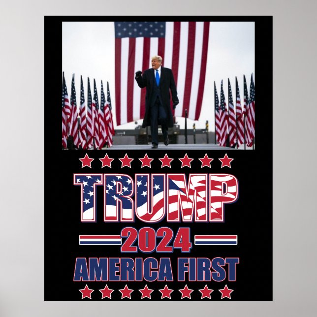 Póster Primero Trump 2024 (Frente)