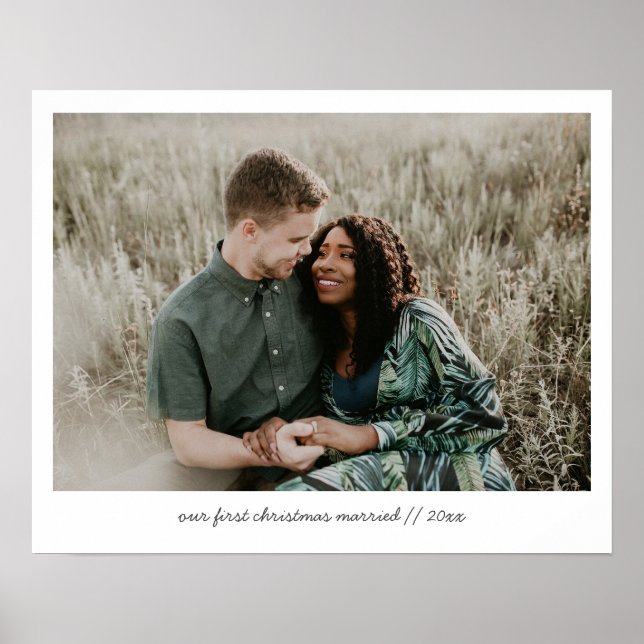 Póster Primeros Navidades casados 1 Foto (Frente)