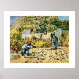 Póster "Primeros pasos" por Vincent Van Gogh Bella Artes 