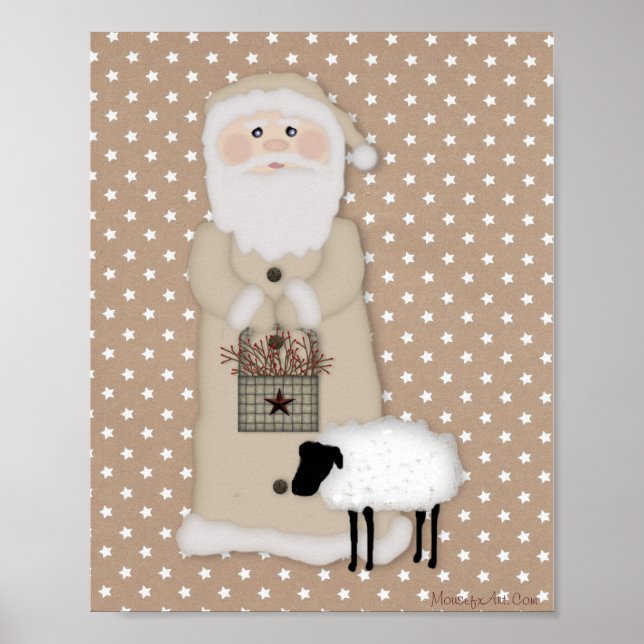 Póster Primitive Santa Poster (Frente)