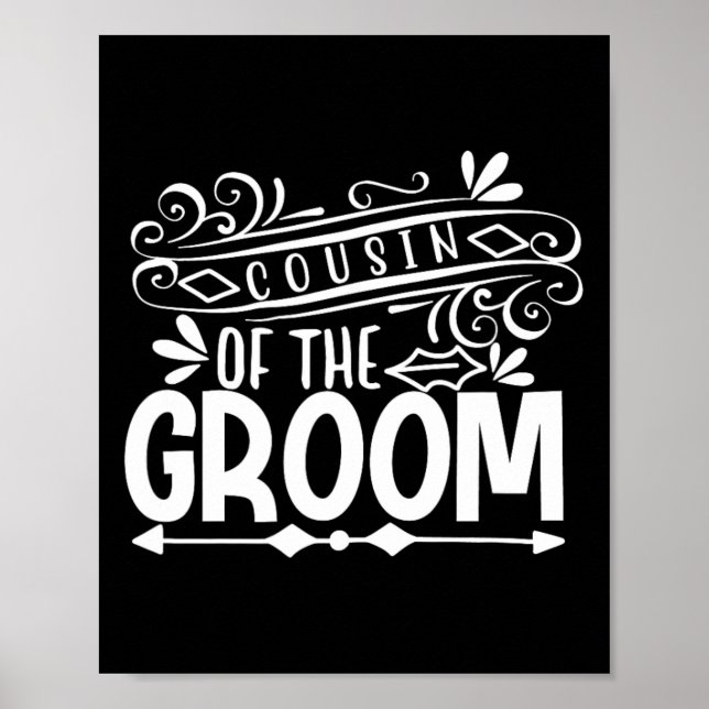 Póster Primo De La Bachillerato Boda De Groom Tee (Frente)