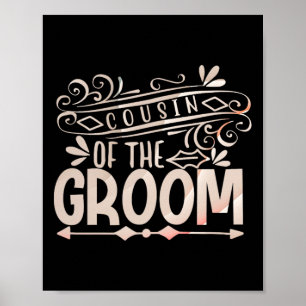 Póster Primo De Las Parejas Bodas Camisas De Groom