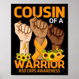 Póster Primo De Mano De Un Guerrero Rsd Crps Conciencia S