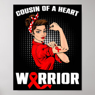 Póster Primo de un guerrero del corazón Enfermedad del co