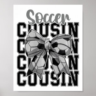 Póster Primo del Fútbol Lazo Coqueto Fan Más Grande Amant