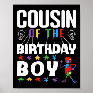 Póster Primo del niño de cumpleaños Rompecabezas de Conci