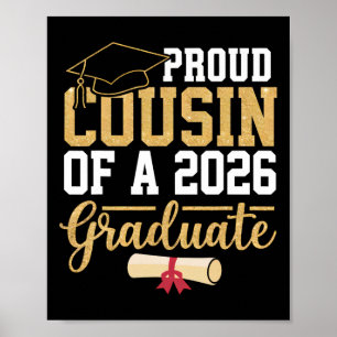 Póster Primo Orgulloso De Un Graduado 2026 Senior Cl De 2