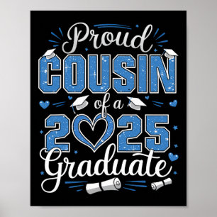 Póster Primo Orgulloso De Un Graduado De La Promoción De 