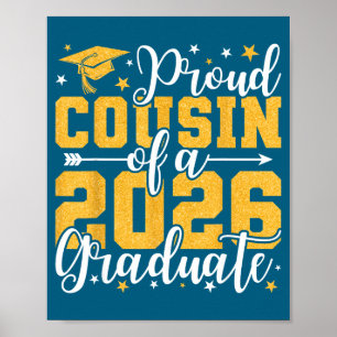Póster Primo Orgulloso Graduado 2026 Ilustración de Últim