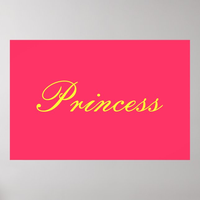 Póster Princesa (Frente)