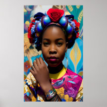 Princesa con brazalete en negrita