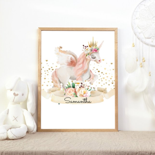 Póster Princesa de Criatura Mágica Unicornio Niña Guarder (Subido por el creador)
