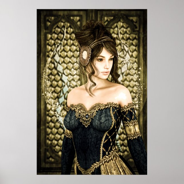 Póster Princesa de Cuento de Hadas (Frente)