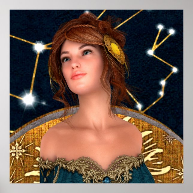 Póster Princesa de cuento de hadas (Frente)