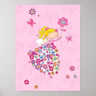 Póster Princesa de flores